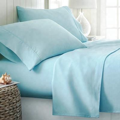 Anti-bacterial copper infused bamboo bed sheets wholesale for cheap hotel bedding