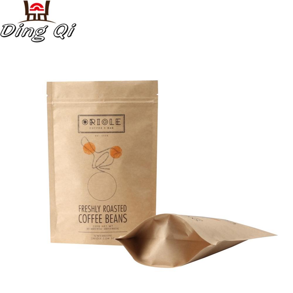 custom printing pla resealable eco friendly bag packaging with zipper
