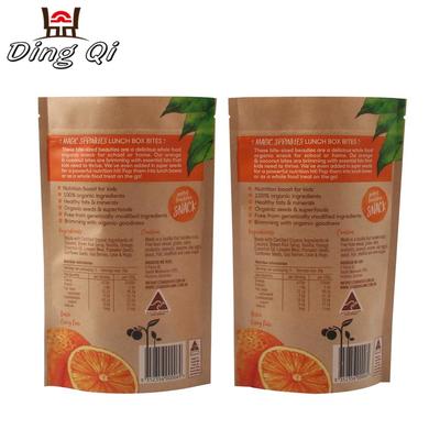 custom printing pla resealable biodegradable laminating pouch film with zipper