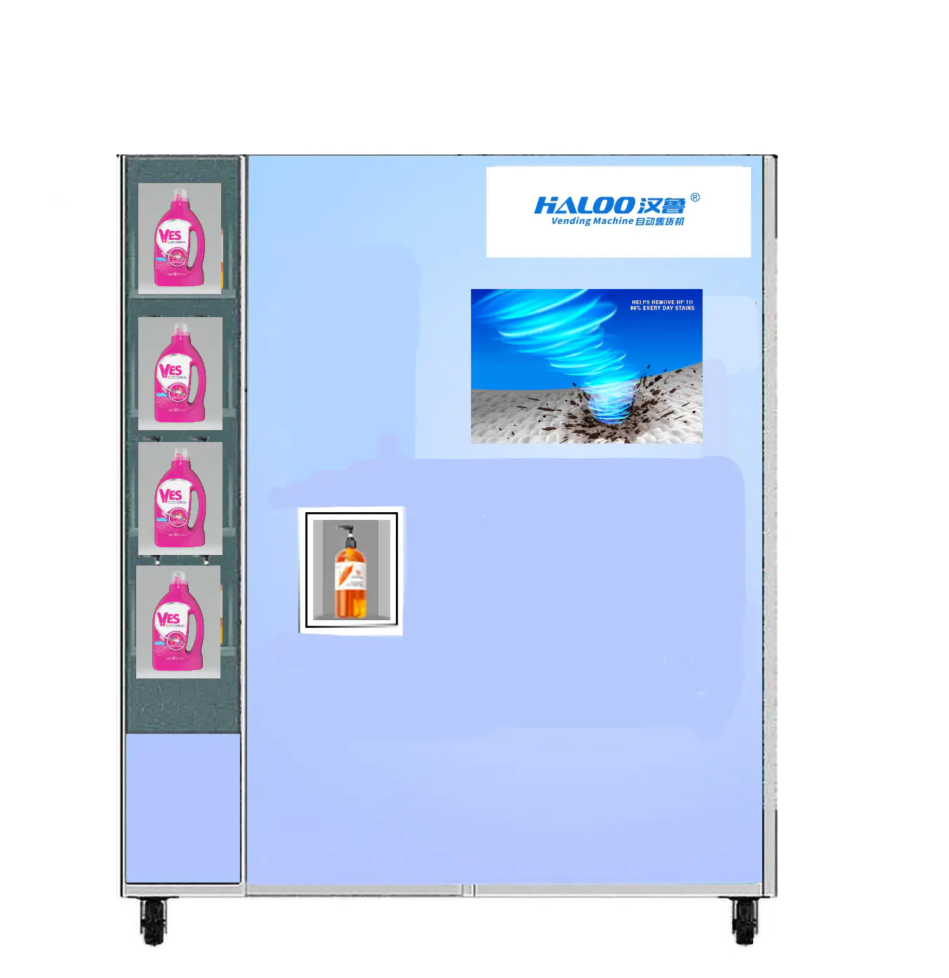 laundry detergent refill machine