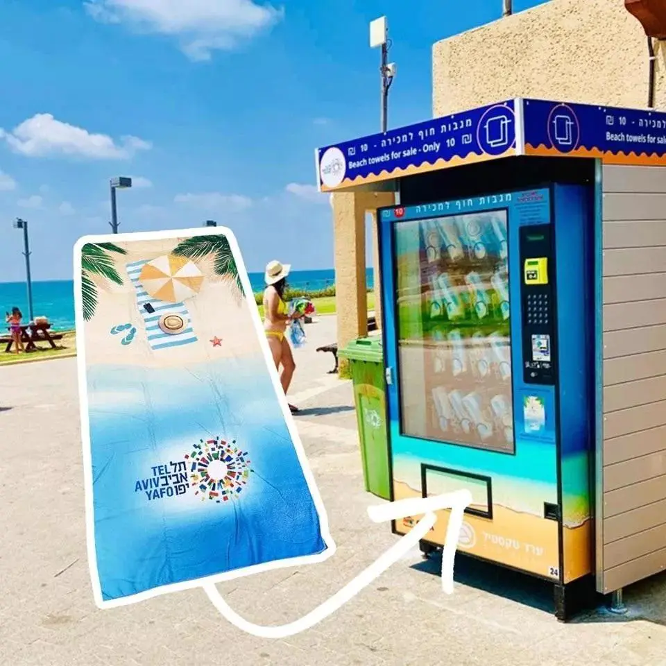 bath towel vending machine for beach