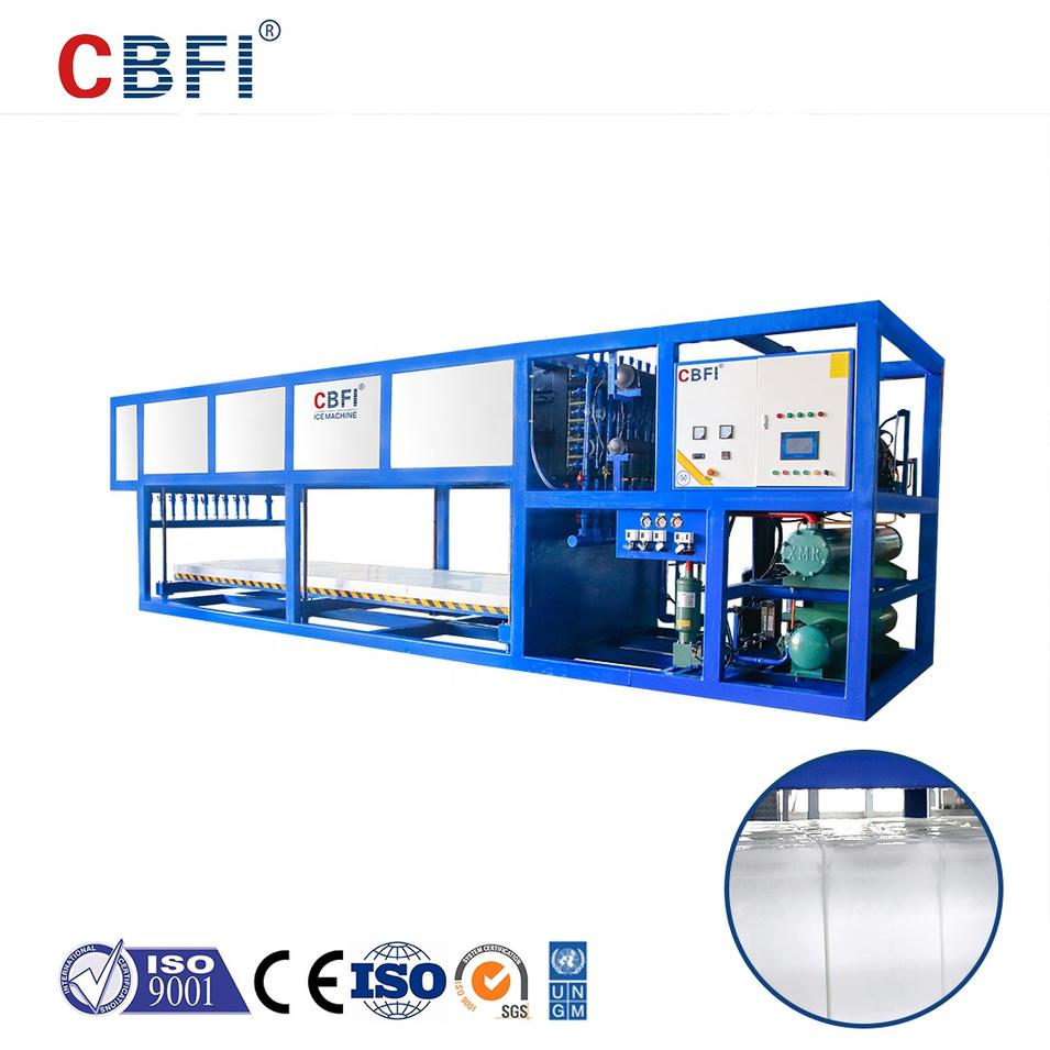 Guangzhou factory containerized mobile ice machine plant to make block ice