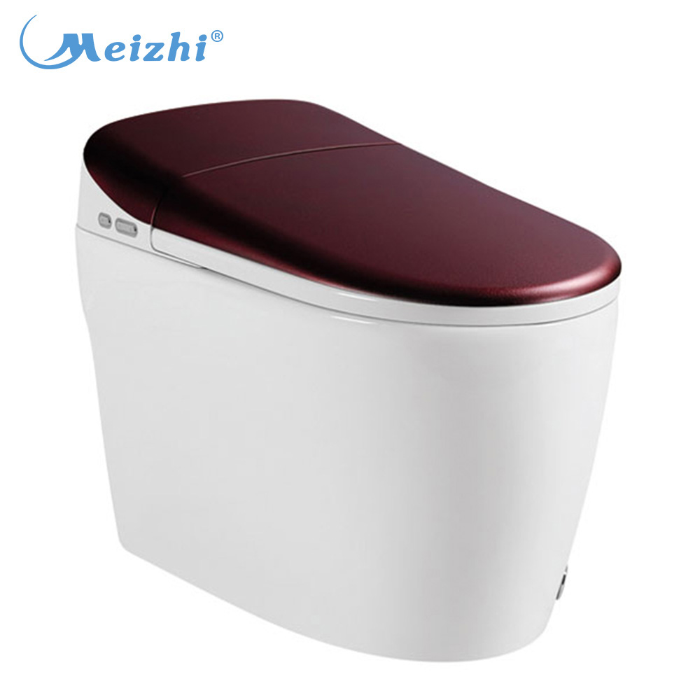 Color wc intelligent smart electric bidet toilet with automatic operation