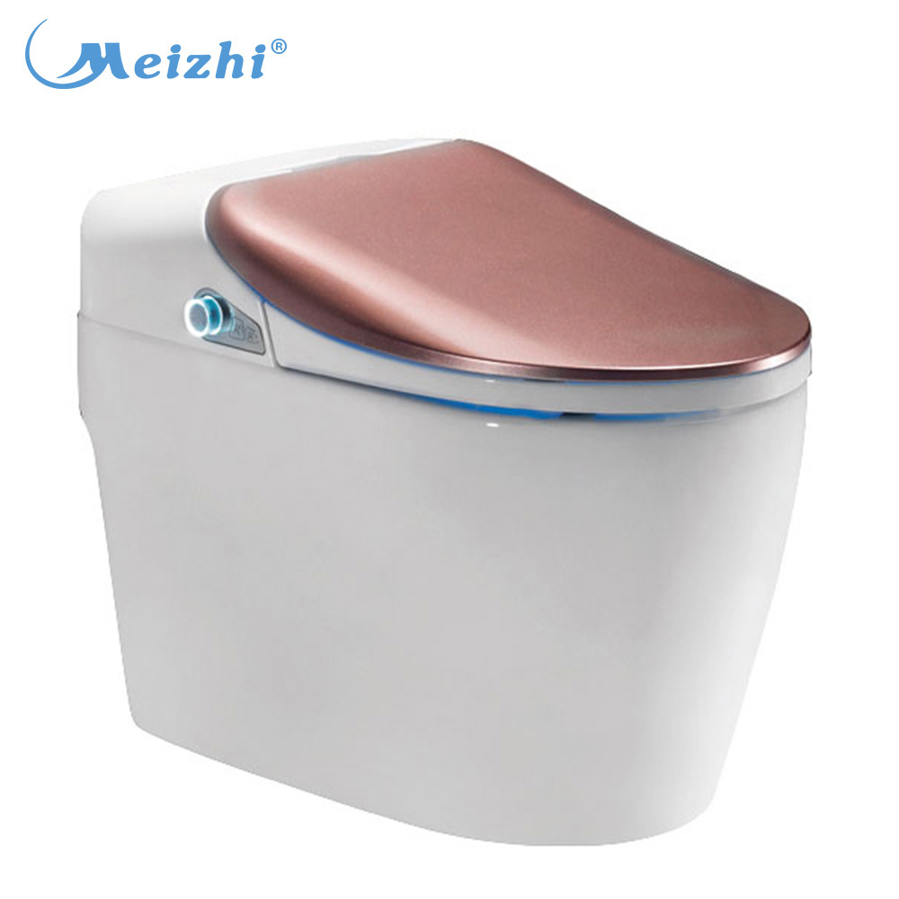 Luxury floor mounted water closet automatic toilet bowl