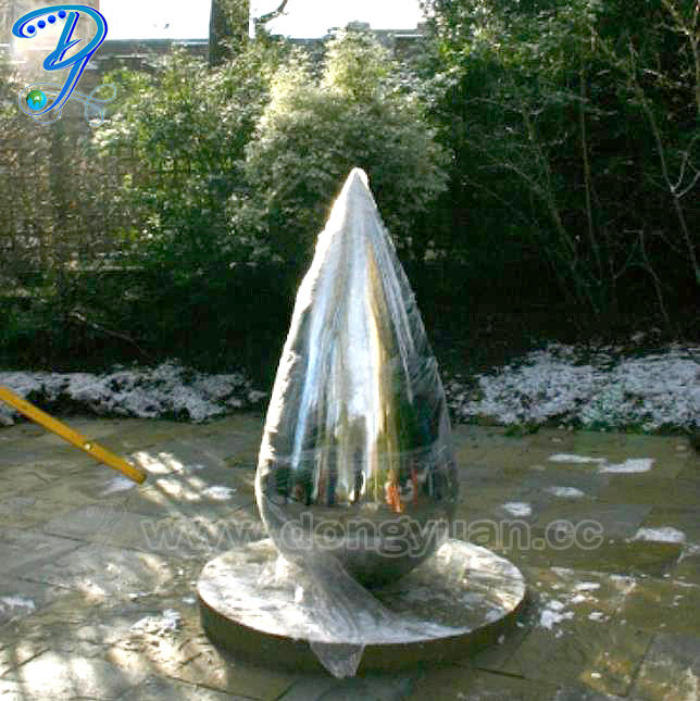 Inox Steel Garden Sculpture/Stainless Steel Water Drop