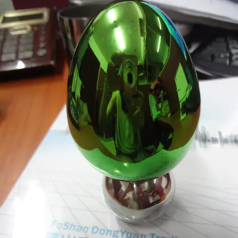 Mirror Polished Decorative Egg of Metal