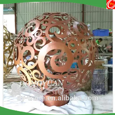 stainless steel sculpture and statue for indoor decoration