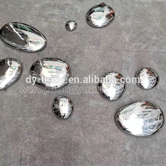 Polished Stainless Steel Stone Sculpture for Hanging WallDecoration