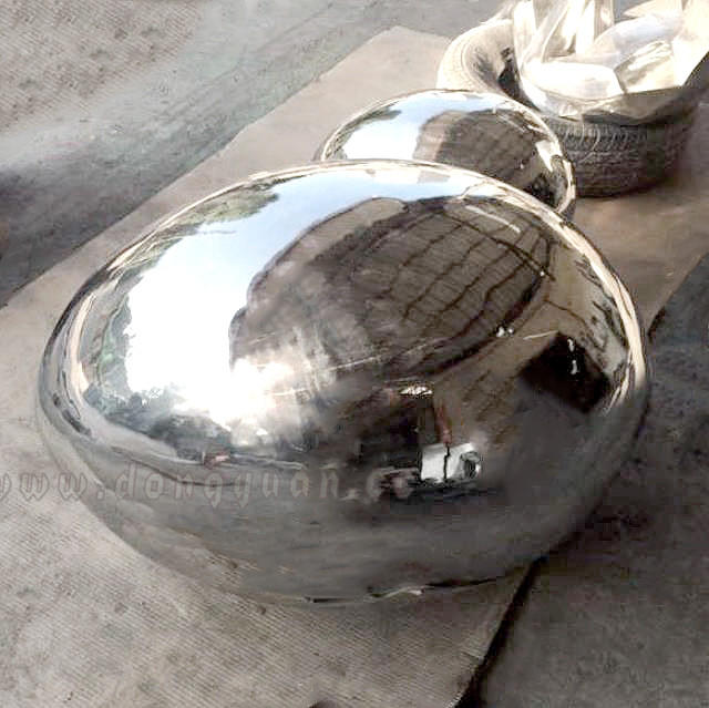 Stainless SteelOval Sphere for Outdoor Decoration
