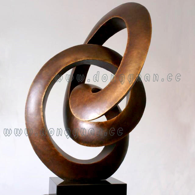 Figurative Abstract Bronze Indoor Statue or Statuette