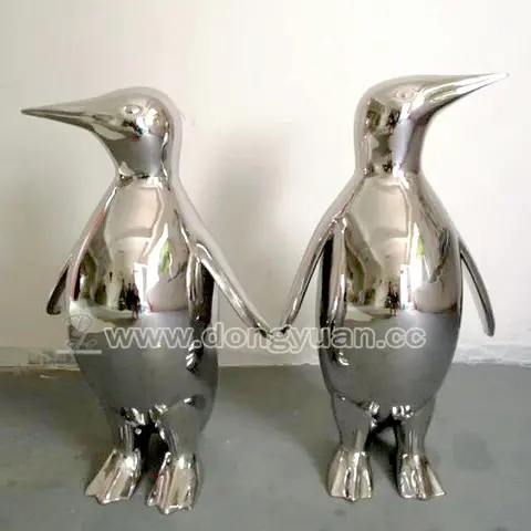 Stainless Steel ContemporaryPenguin Art Statue