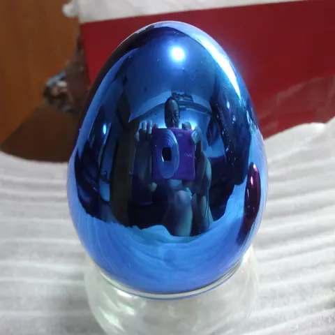 Mirror Polished Decorative Egg of Metal