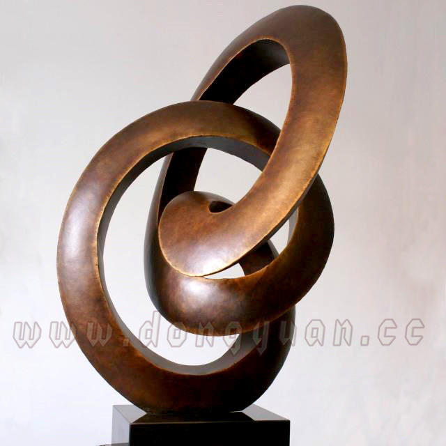 Figurative Abstract Bronze Indoor Statue or Statuette