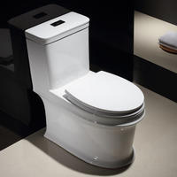 Ceramic siphonic european style one piece toilet