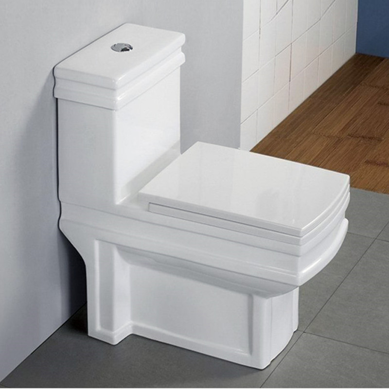 Bathroom ceramic luxury design square western toilet price