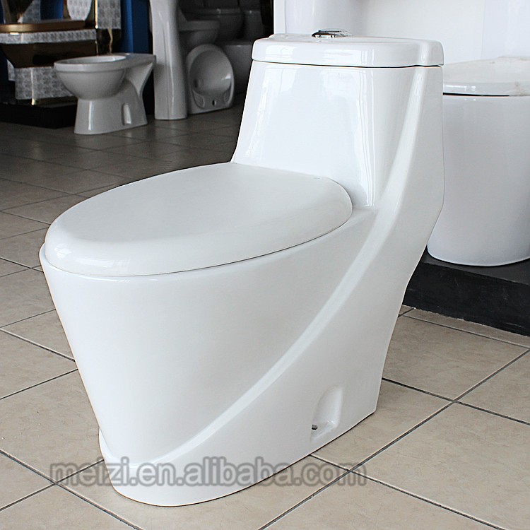 New design washdown one piece color ceramic toilet