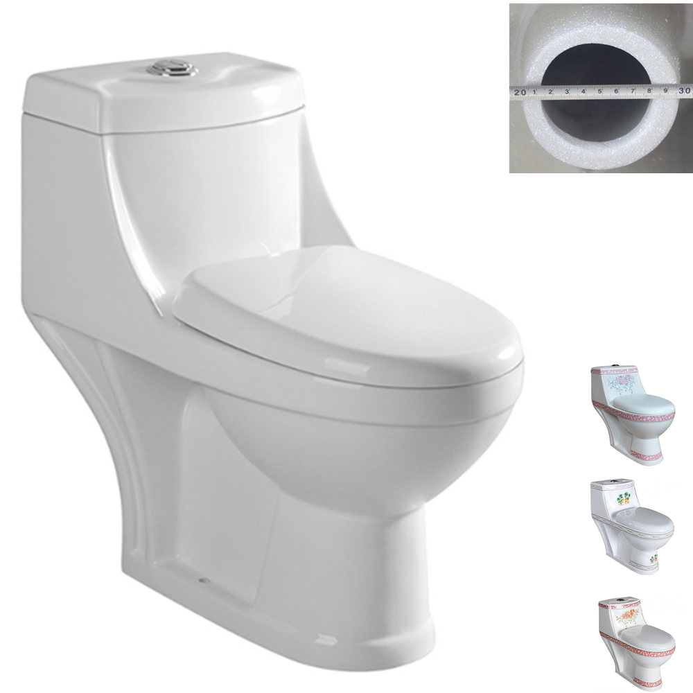 Washdown one piece bathroom ceramic SASO wc toilet with factory prices