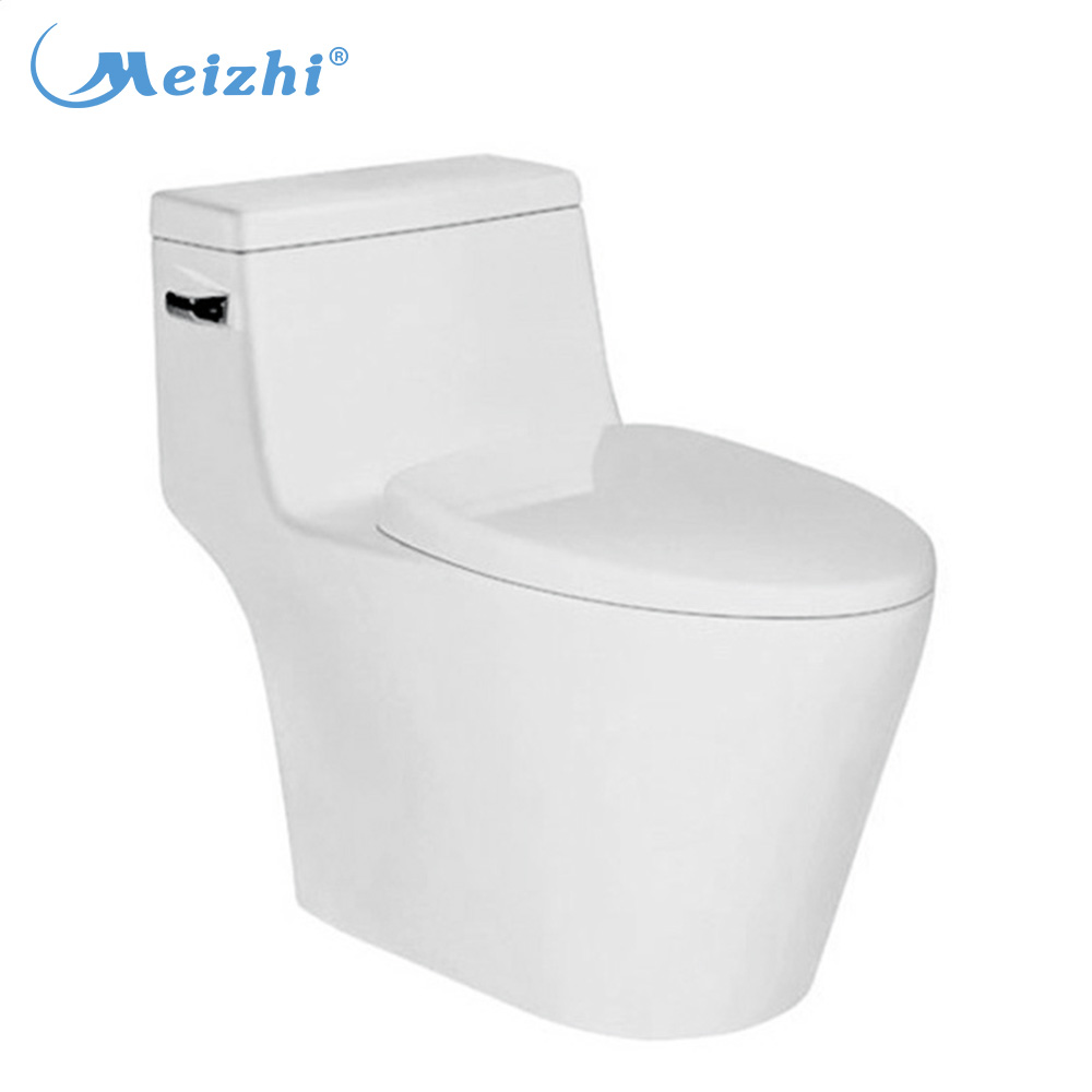 Ceramic one-piece siphonic wc s-trap water closet
