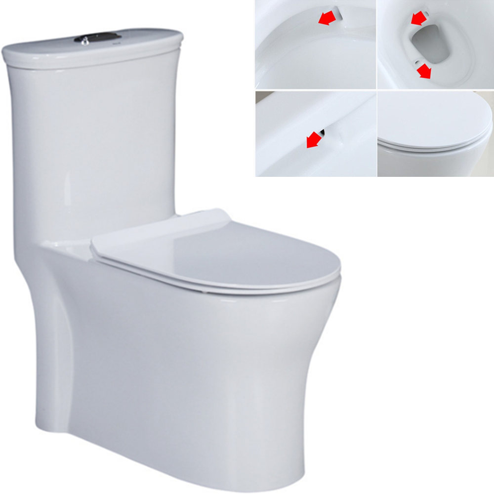 New washroom siphonic close-coupled myanmar yangon toilet