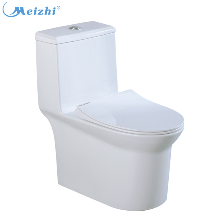 Bathroom ceramic siphonic s-trap 300mm one piece hotel toilet