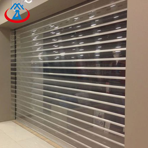 Commercial Clear Polycarbonate Slat Roller Shutter Door