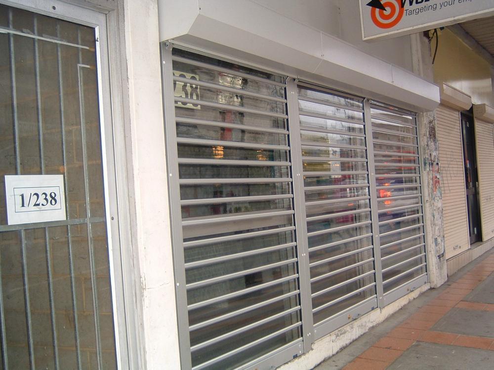 Polycarbonate Transparent Roller Shutter Door for Commercial Store PC Security Rolling Door Automatic