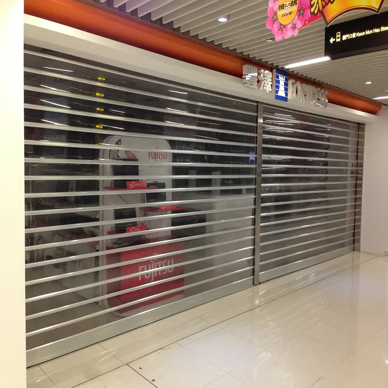 Good Vision Clear Transparent Vertical Polycarbonate Rolling Door