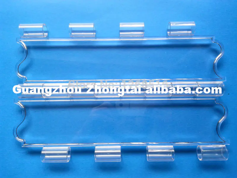 A12 Tube PC slat polycarbonate/crystal roller shutters slat