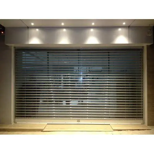 Polycarbonate Roller Shutter Door for Market and Shopping Mall With Aluminum Material Rolling Door Manufacturer