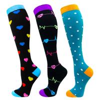 High quality colorful running socks compression for outdoor activity