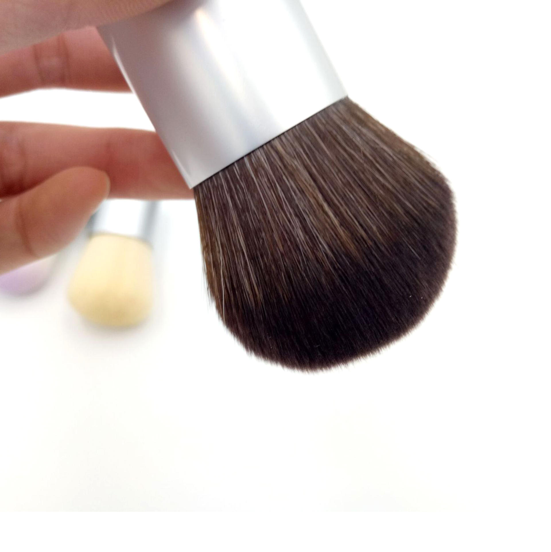 High Quality Professional Big vegan Makeup Loose powder Blush Kabuki brush