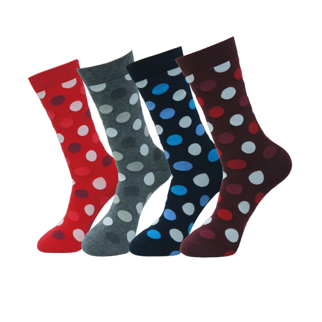 Cotton polyester colorful mens dress socks custom dress socks business socks