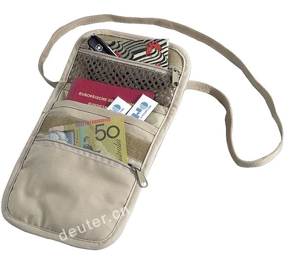 promotion neck strap wallet / trade-show neck wallet