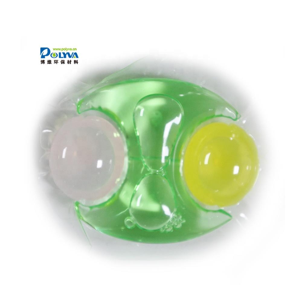 3in1 OEM natural and interesting shape liquid water soluble laundry pods for washing clothes