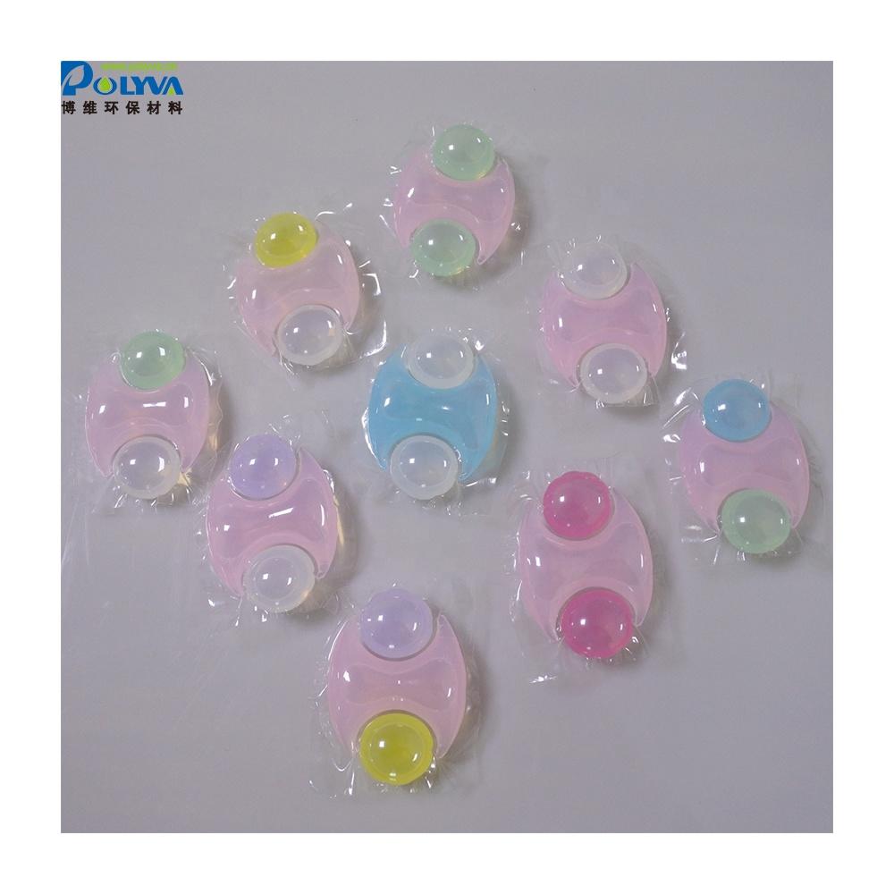 3in1 OEM natural and interesting shape liquid water soluble laundry pods for washing clothes