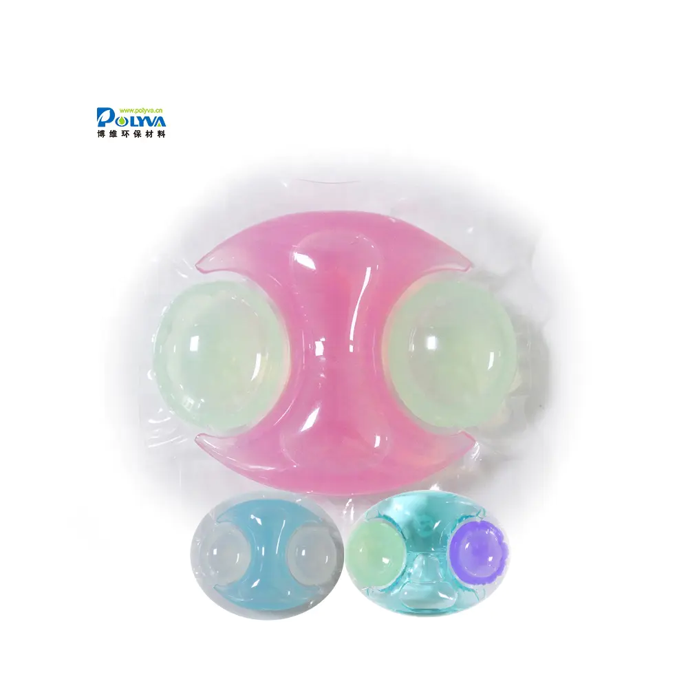 3in1 OEM natural and interesting shape liquid water soluble laundry pods for washing clothes