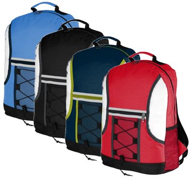 Hot design fashionable Affordable Bungee Backpack with reflective strip