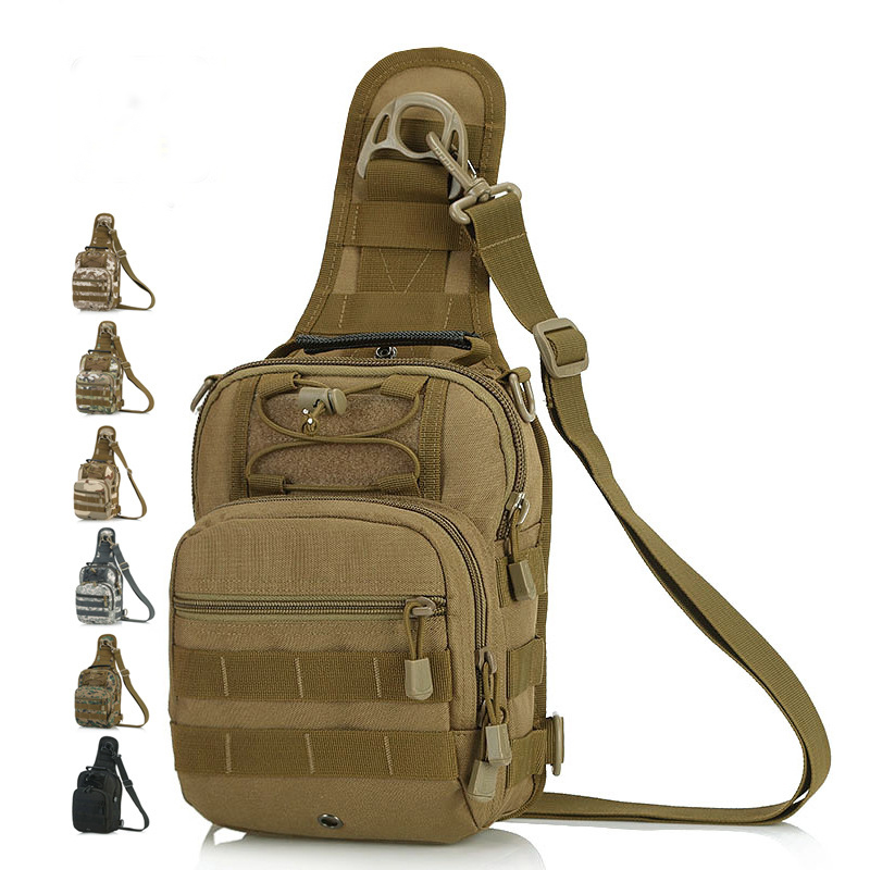 wholesale custom outdoor military pack sling men should chest bag