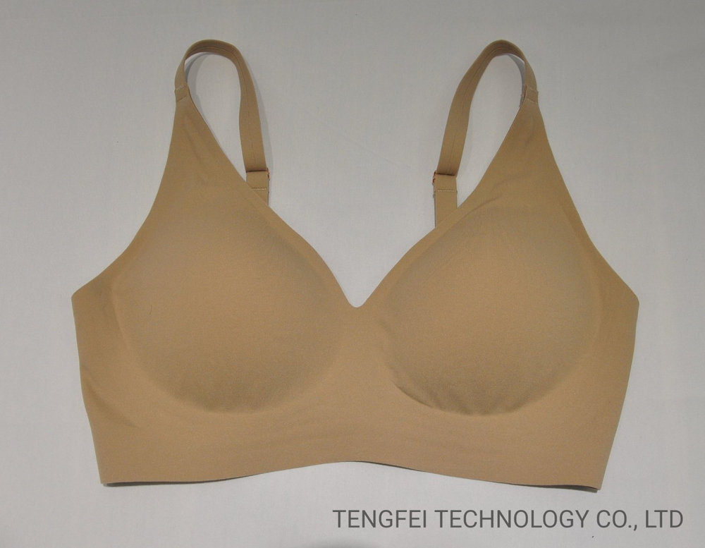 Ladies′ Senselast 3D Printing Seamless V-Neck One Piece Underwear Bra Lingerie