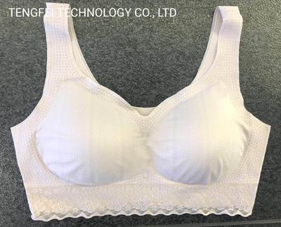 Ladies′ Seamless Sensbond Removable Pads Lacy Vest Underwear Lingerie