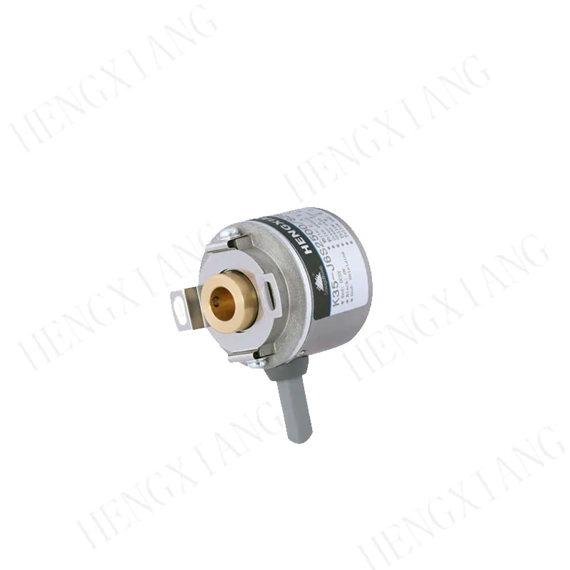K35 equivalent Miniature Incremental Encoder With Hubshaft and Tether lhe-030-2500 for simplified installation