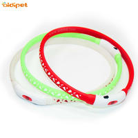 USB Rechargeable Battery LED Silicone with printing for dog collar