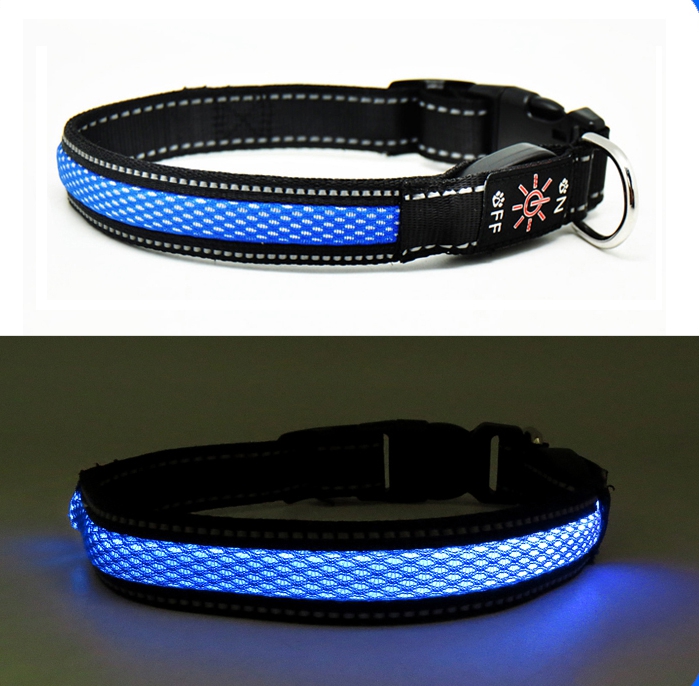Light up Dog Collar Amazon Top Sell Dog Collar with USB High Quality Pet Supply