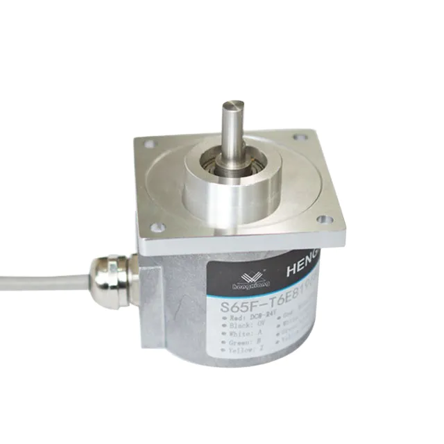 Encoder IT65-L-4096ZCP1D/S506 code: MAE-0072 solid shaft 9.52mm with square flange 4096pulse incremental encoder