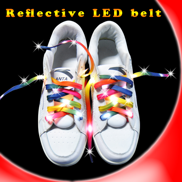 wholesale light up led shoelaces shoe laces flashing for party