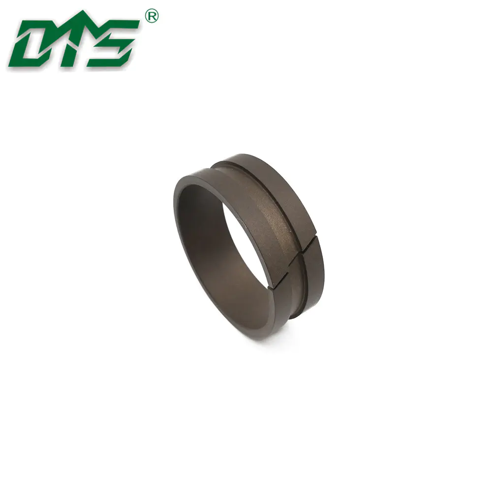 China Manufacture Hydraulic Piston rod guide sleeve DFI With FilledPTFE material
