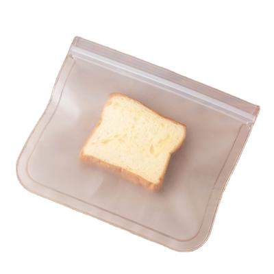 Colorful Waterproof Waterproof Recyclable Transparent PEVA Food Storage Sandwich Snack Bag