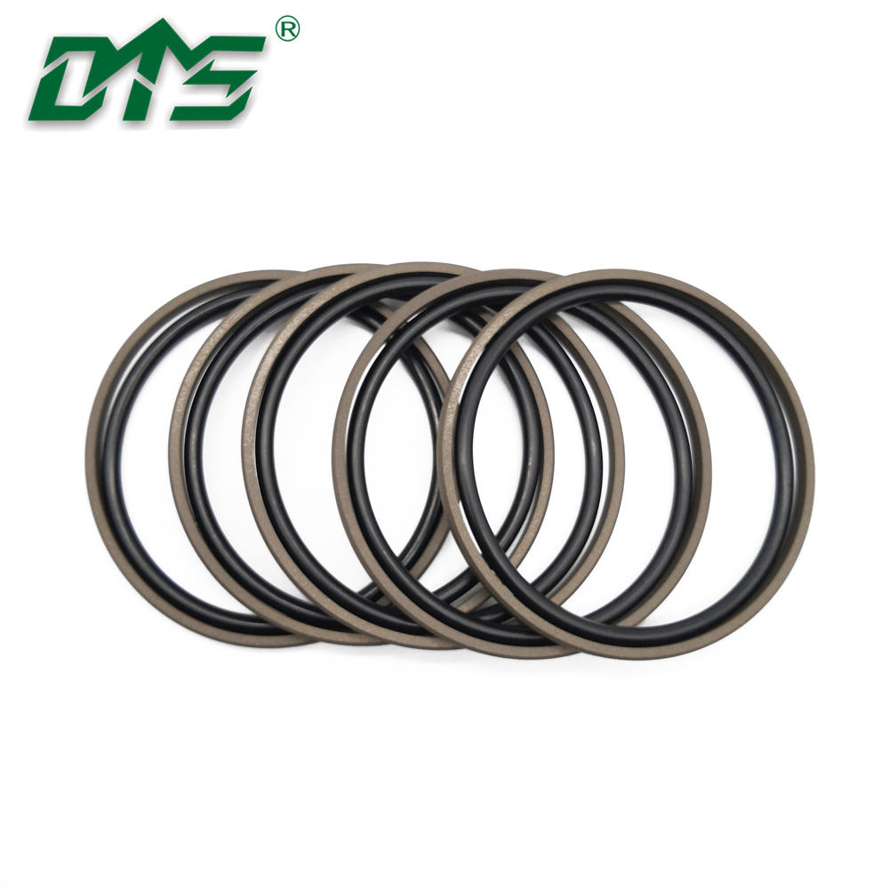 Brown Color PTFE Bronze Hydraulic Cylinder Glyd Ring