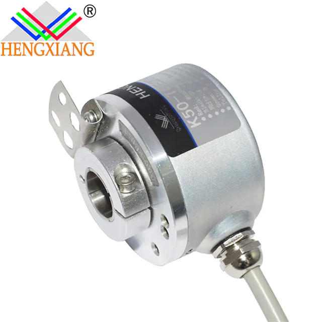 product-K50 hengxiang end shaft hole 12mm 2048 PPR Hollow Shaft Rotary Encoder 10000 line encoder-HE-1