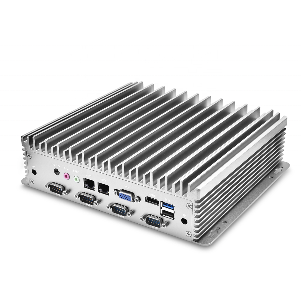 Fanless industrial mini IPC support wireless connection for industrial inspect